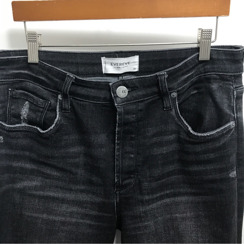 Evereve High Rise EVER Straight Jean